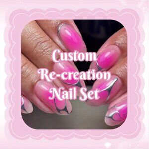 💅Custom Re-Creation Press-On Nails (Made to Order)